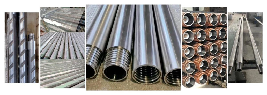 Large Diameter Groove Drill Pipe, Slag Discharge Drill Pipe