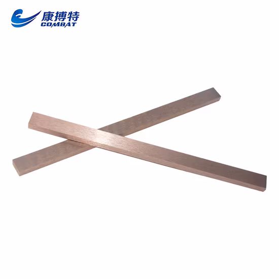 Aleación de cobre del wolframio de la placa del carburo de tungsteno del combate de Luoyang de la industria W75cu25